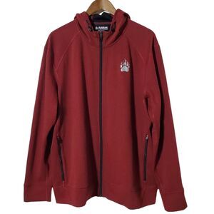 Duluth Trading Alaskan Hardgear Jacket XL Standard Fit Full Zip Hooded Red Mens